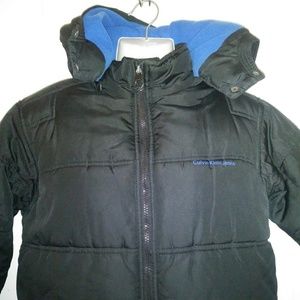 Boys Calvin Klein Jeans Puffer Winter Coat Jacket
